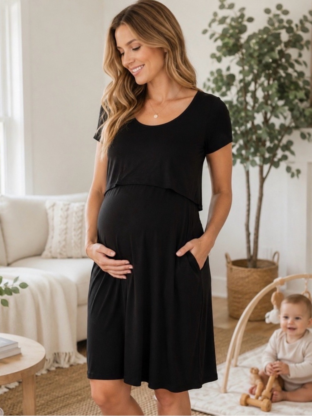 Kindred Bravely Black Maternity Dress